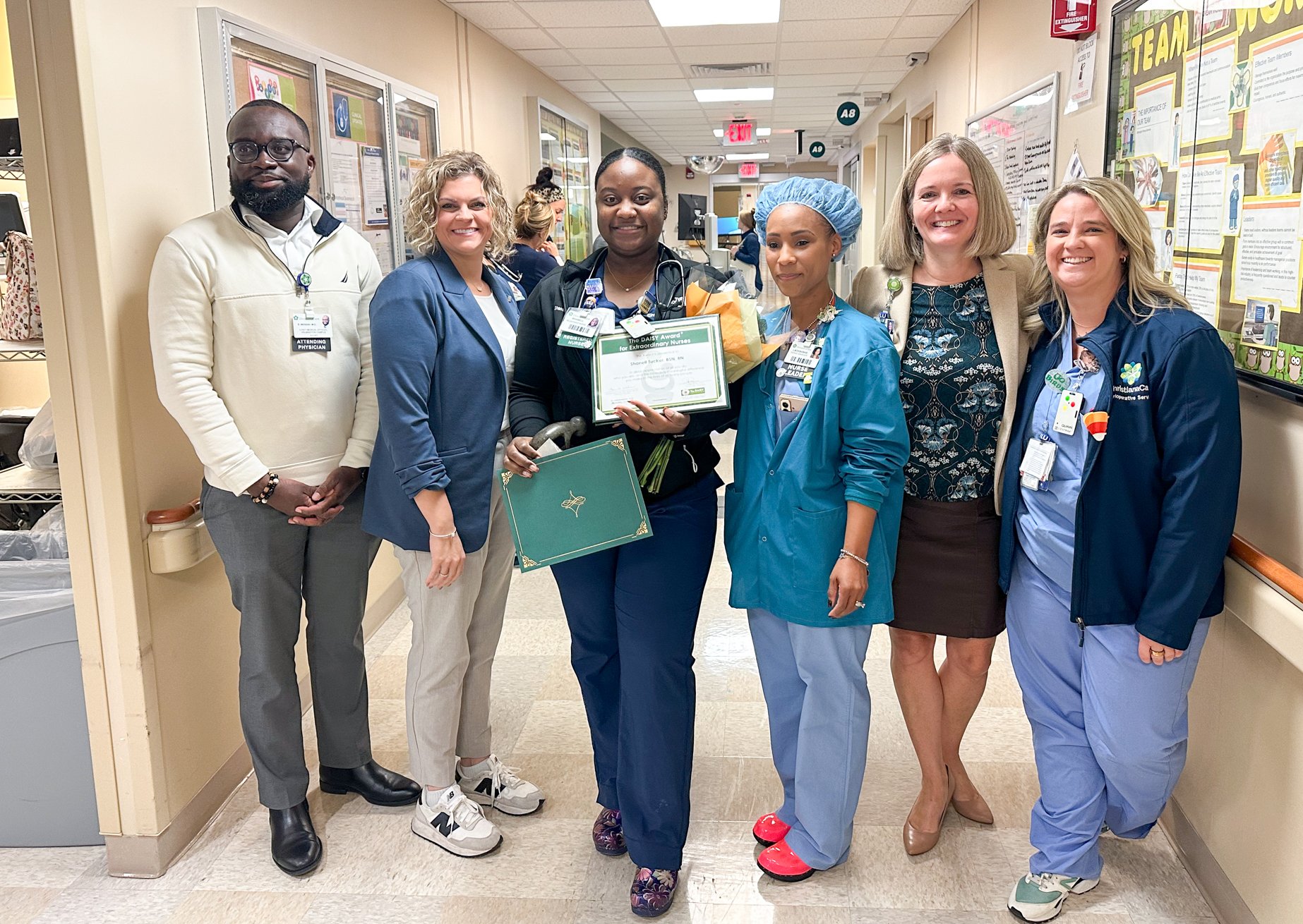 Shanell Tucker Celebrated with DAISY Award for Extraordinary Nurses