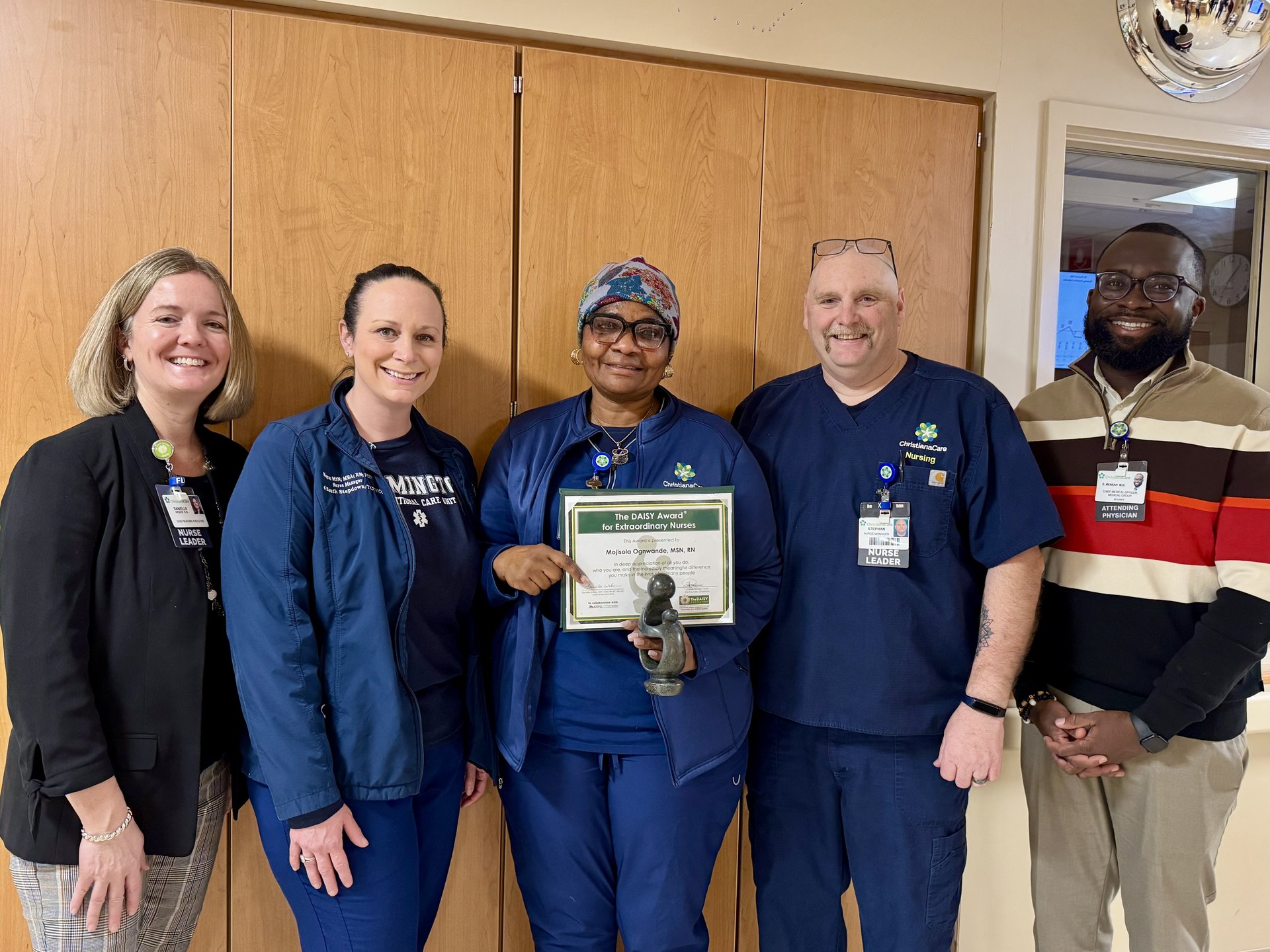 Mojisola Ogunwande Honored With DAISY Leader Award for Extraordinary Nurses