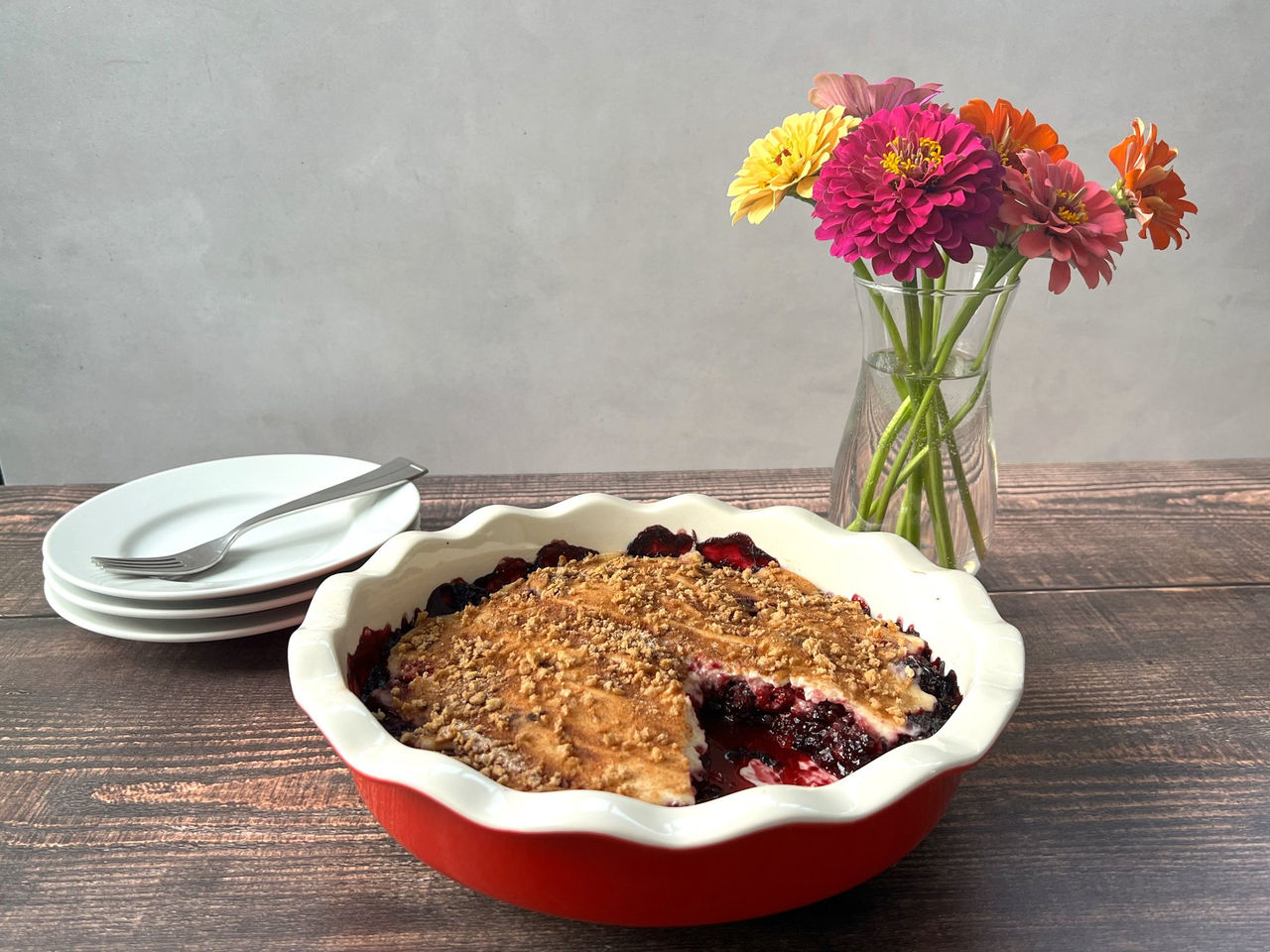 All-Season Crustless Fruit Pie