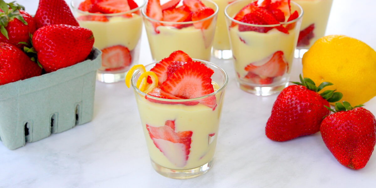 Luscious Lemon-Strawberry Parfaits