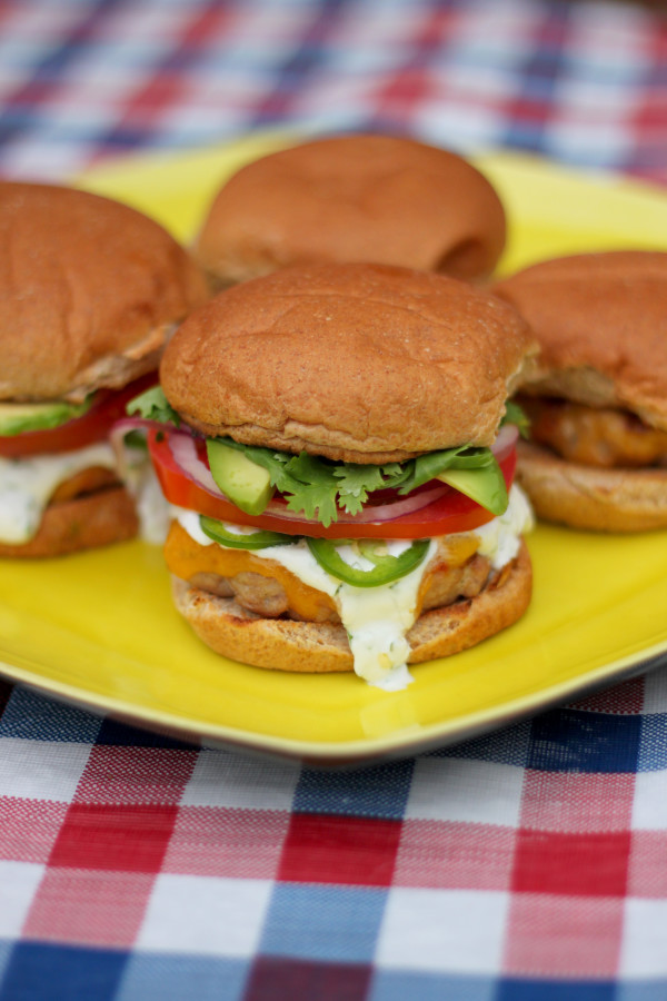 Turkey burgers, ready to eat!